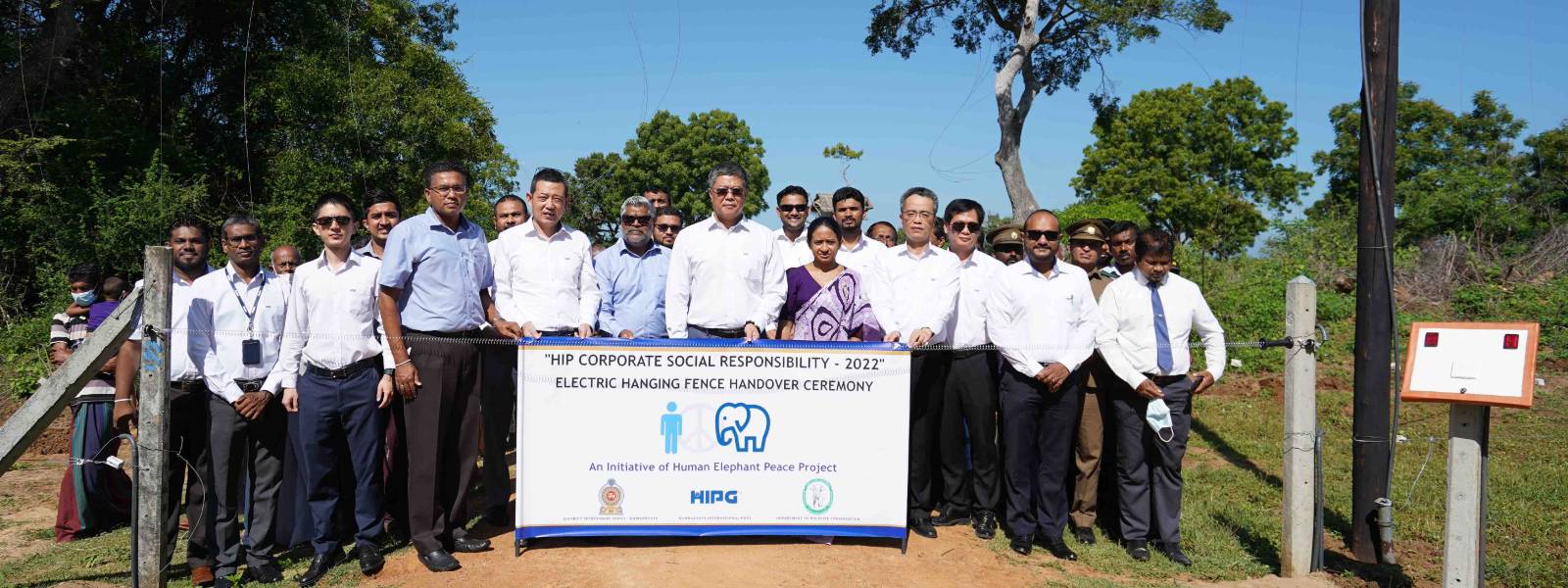 HIP Supplies Electric Fence to protect Agriculture in Hambantota